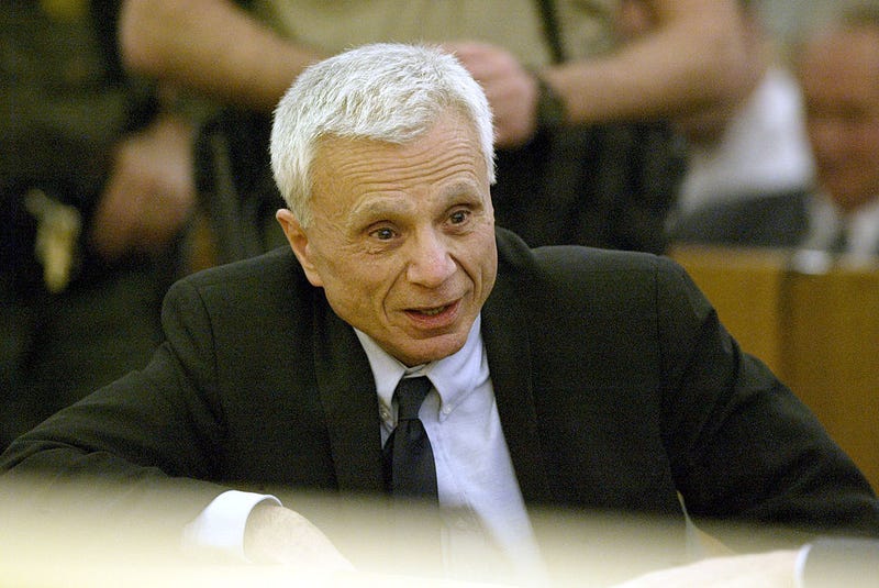 Actor Robert Blake reacts after being found not guilty of murdering his wife, Bonny Lee Bakley, at the Van Nuys Courthouse March 16, 2005 in Van Nuys, California