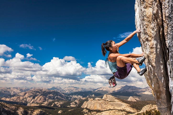 Rock climbing