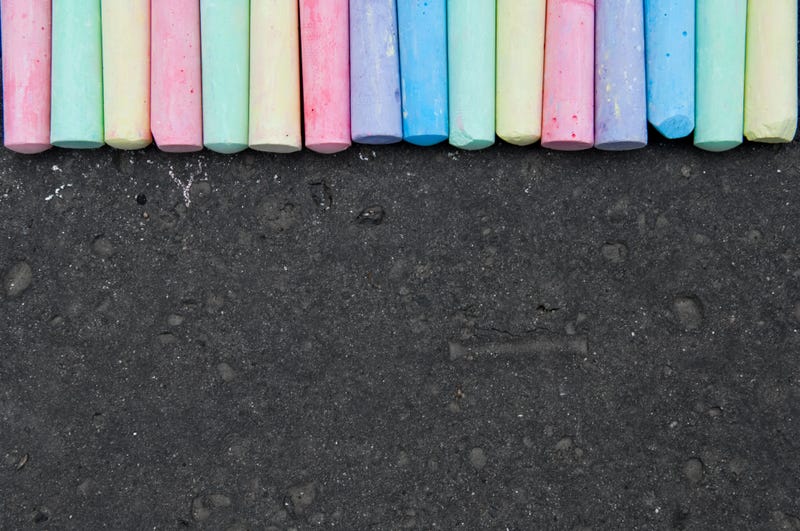 Chalk drawing