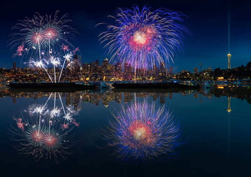 Fireworks in Seattle