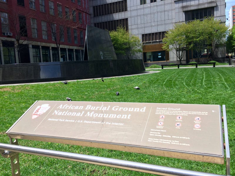 The Outdoor Memorial of the African Burial Ground National Monument in lower Manhattan, NYC, is an important archaeological find of the 20th century & is the only U.S. national monument that memorializes the struggle of Africans and African descendants.