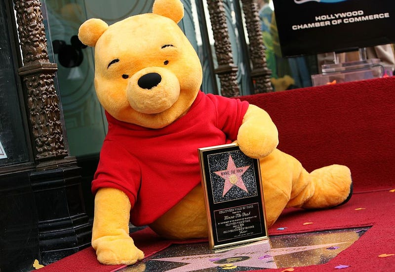 Winnie The Pooh receives a star on the Hollywood Walk of Fame in front of the El Capitan Theatre on April 11, 2006 in Los Angeles, California