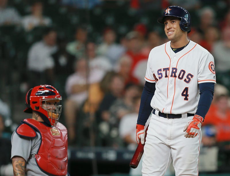 Yadier Molina and George Springer