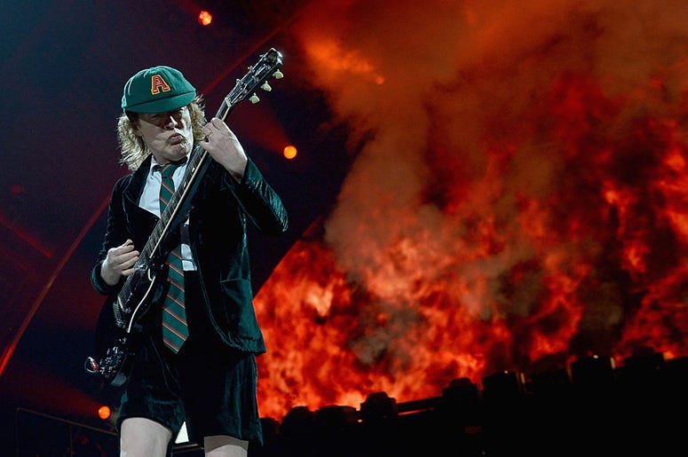 Angus Young of AC/DC