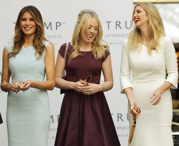 Melania, Tiffany and Ivanka Trump