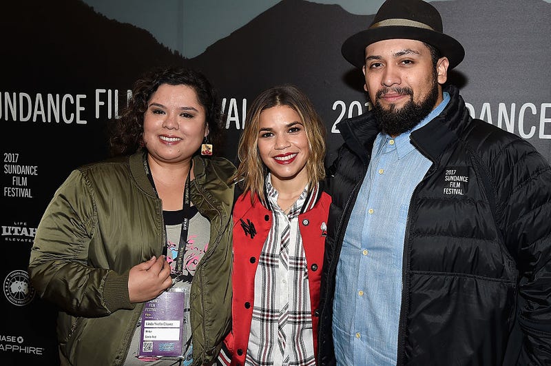 Linda Yvette Chávez, America Fererra and director Marvin Bryan Lemus attend the "GENTE-FIED" Premiere at Egyptian Theatre on January 23, 2017 in Park City, Utah.