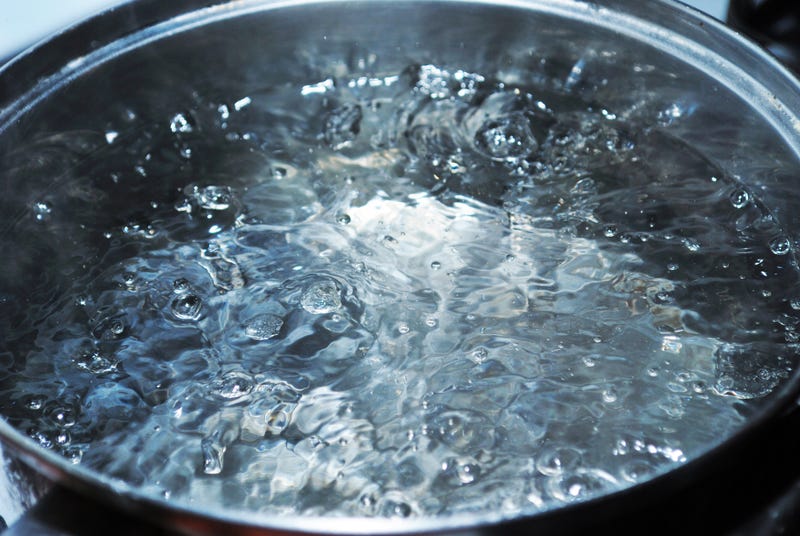 Boiling water
