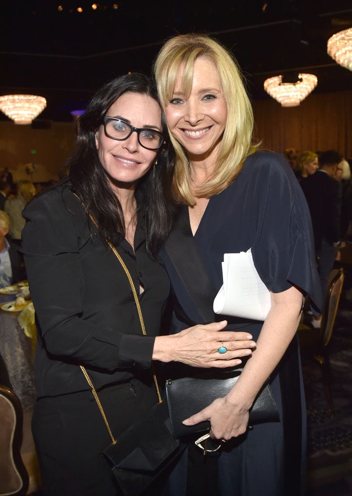 courteney cox and lisa kudrow in 2017