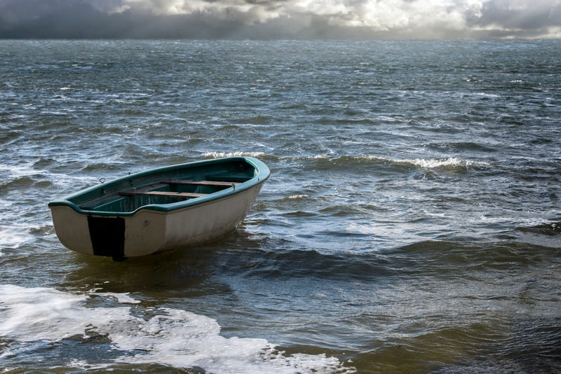 Small boat stock photo.
