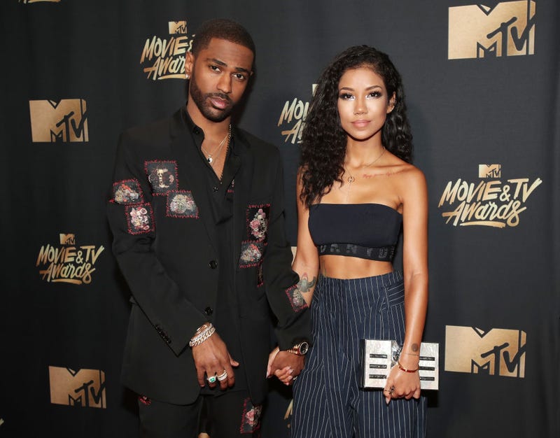 Recording artists Big Sean and Jhene Aiko attend the 2017 MTV Movie And TV Awards at The Shrine Auditorium on May 7, 2017 in Los Angeles, California. (Photo by Christopher Polk