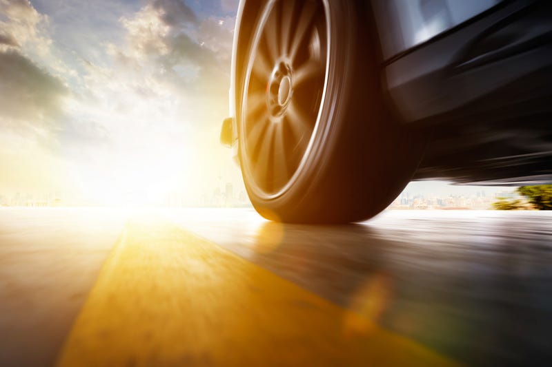 car on road