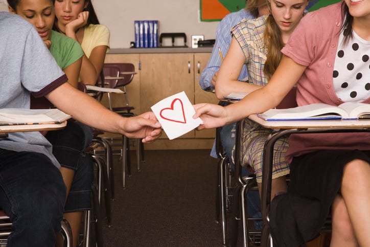 High school romance