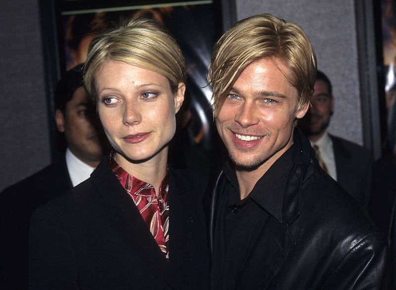 Gwyneth Paltrow and Brad Pitt at "The Devil's Own" Premiere