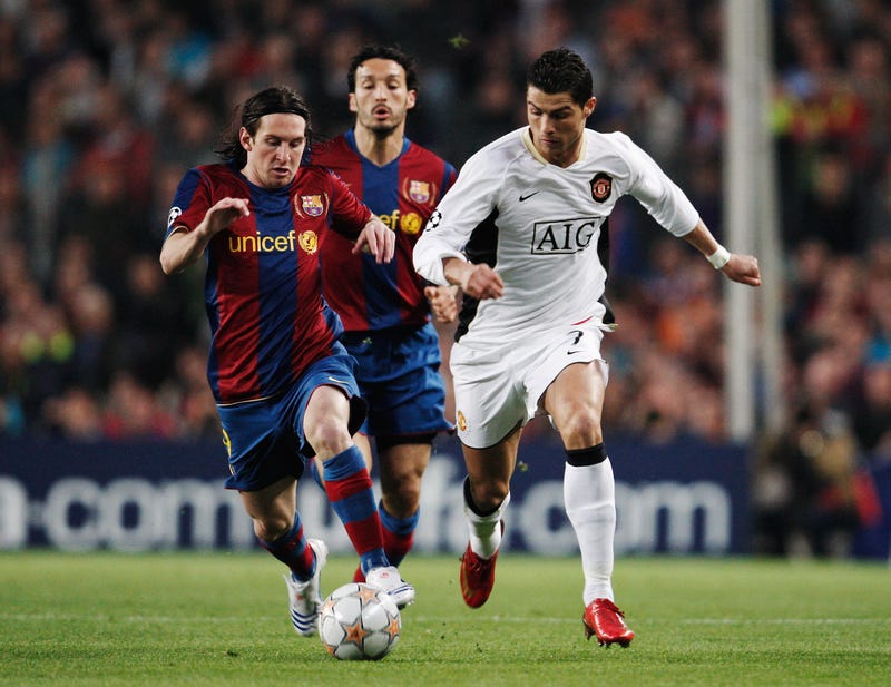 Ronaldo and Messi