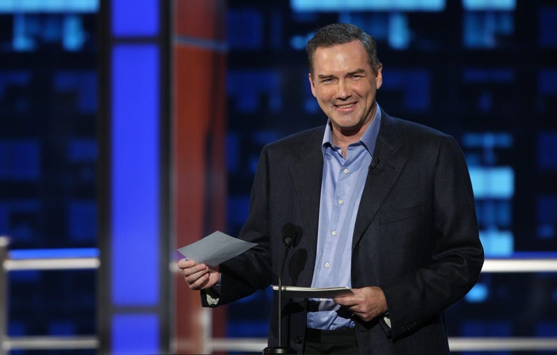 Comedian Norm Macdonald on stage at the "Comedy Central Roast Of Bob Saget" on the Warner Brothers Lot on August 3, 2008 in Burbank, California.