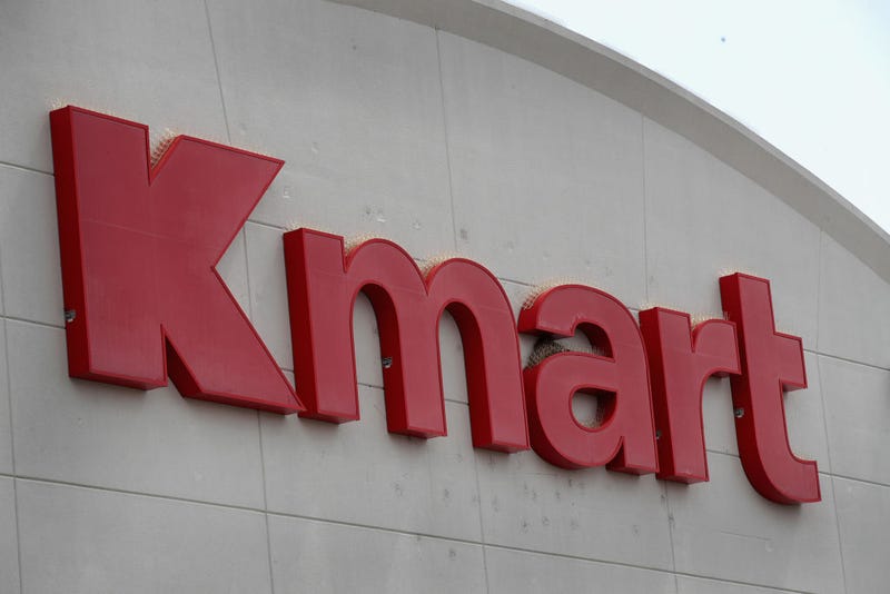 A sign hangs above a Kmart store on August 24, 2017 in Elmhurst, Illinois. 