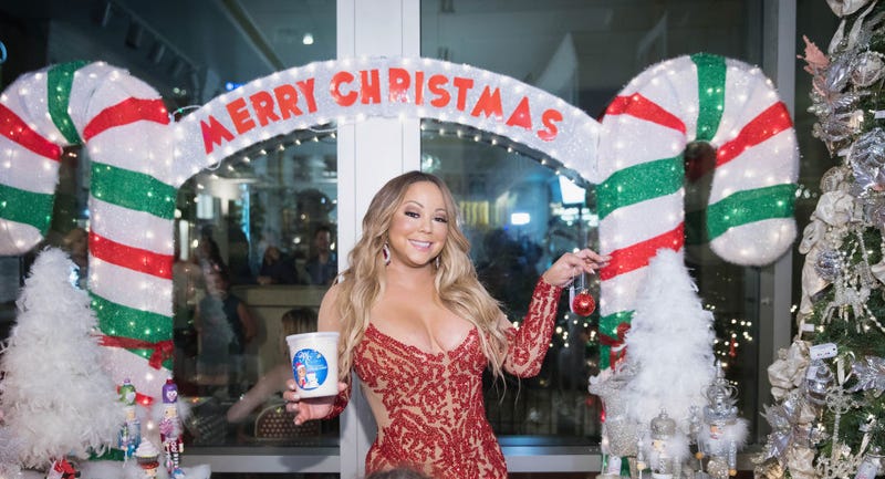 Mariah Carey Christmas Factory during the grand opening Of Sugar Factory American Brasserie on September 6, 2017 in Bellevue, Washington.