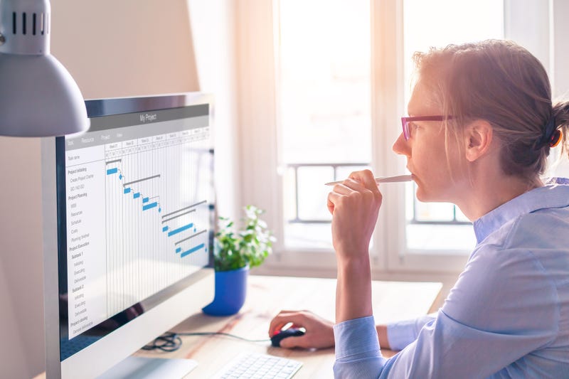 Work from home stock photo.