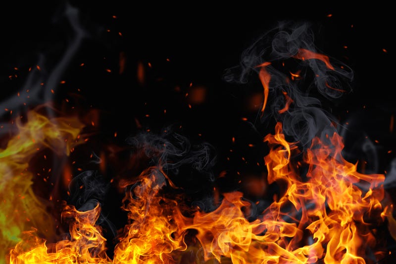 Fire stock photo.