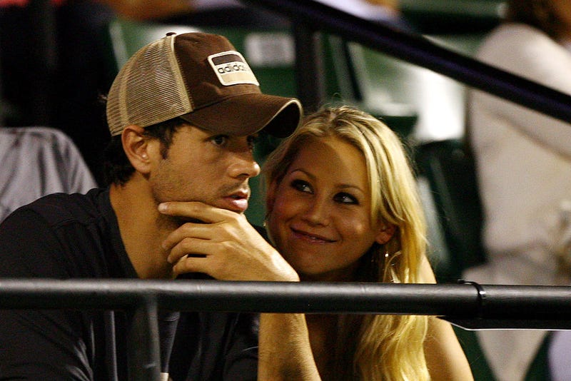 Enrique Iglesias and Anna Kournikova