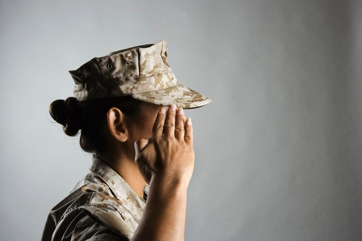 Woman soldier