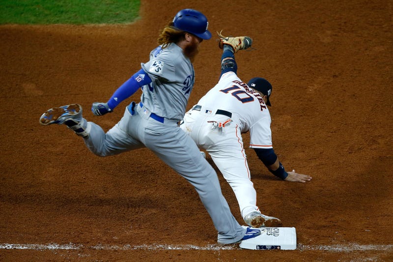 Justin Turner and Yuli Gurriel