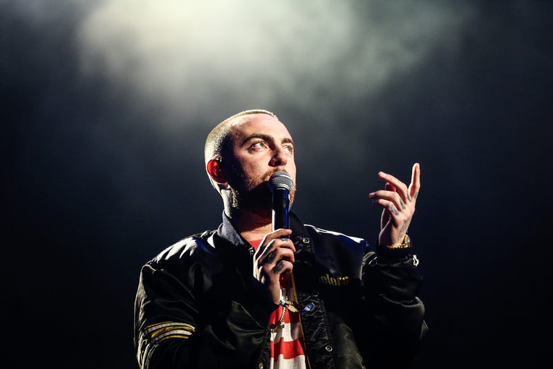 Mac Miller performs on the Camp Stage during day 1 of Camp Flog Gnaw Carnival 2017 at Exposition Park on October 28, 2017 in Los Angeles, California.