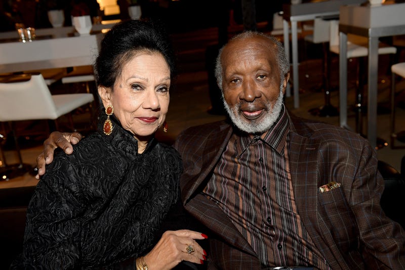 Jacqueline Avant (L) and Clarence Avant attend the SAG-AFTRA Foundation Patron of the Artists Awards 2017 at the Wallis Annenberg Center for the Performing Arts on November 9, 2017 in Beverly Hills, California.