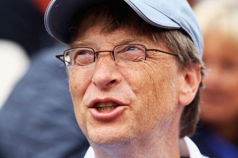bill gates looks up