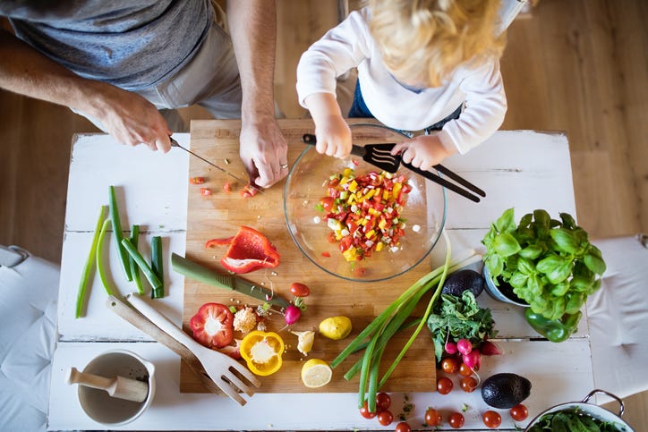 fresh fruits and vegetables