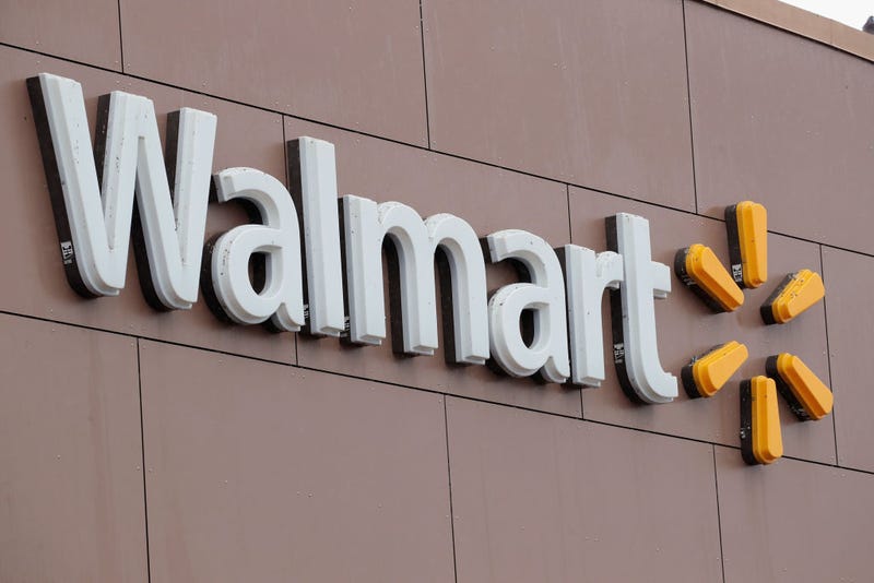 A sign hangs outside Walmart store on January 11, 2018 in Chicago, Illinois.