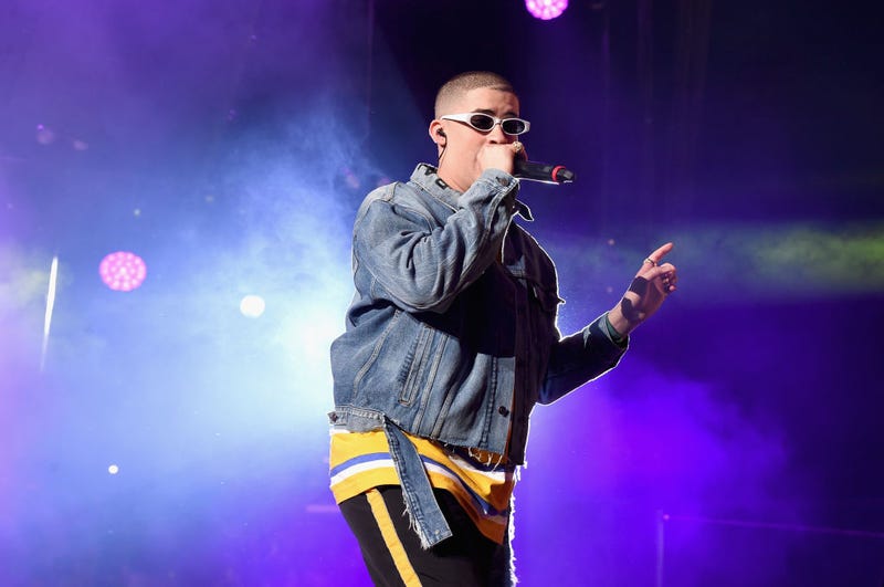 Bad Bunny performs onstage