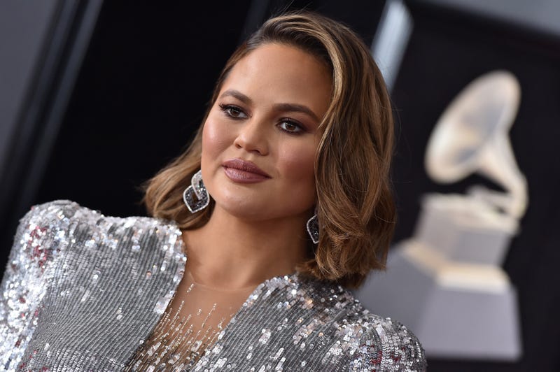 Chrissy Teigen attends the 60th Annual GRAMMY Awards at Madison Square Garden