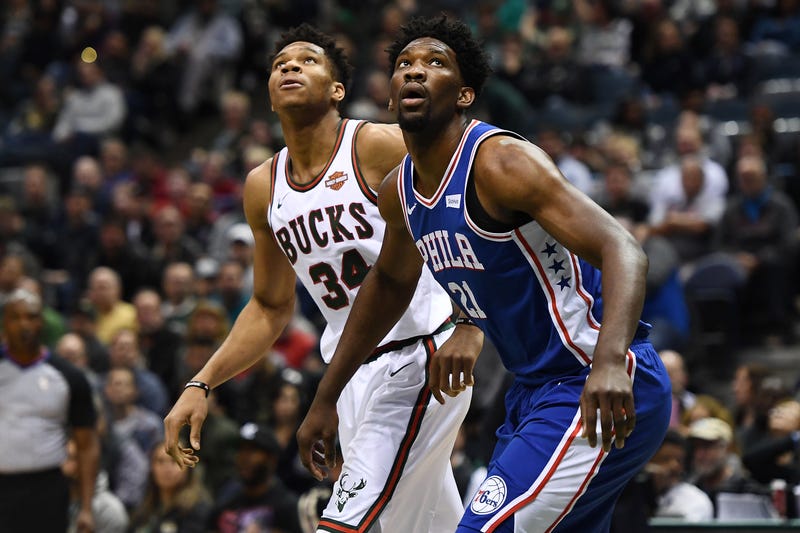 Giannis Antetokounmpo and Joel Embiid will meet on Christmas.