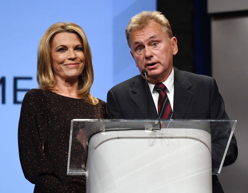 Pat Sajak and Vanna White
