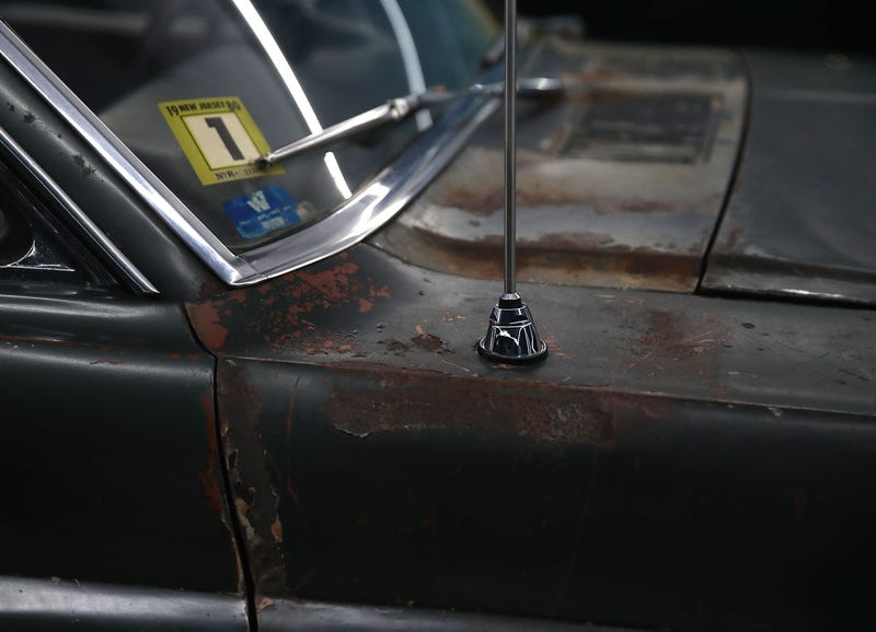 ford mustang from steve mcqueen's bullitt detail