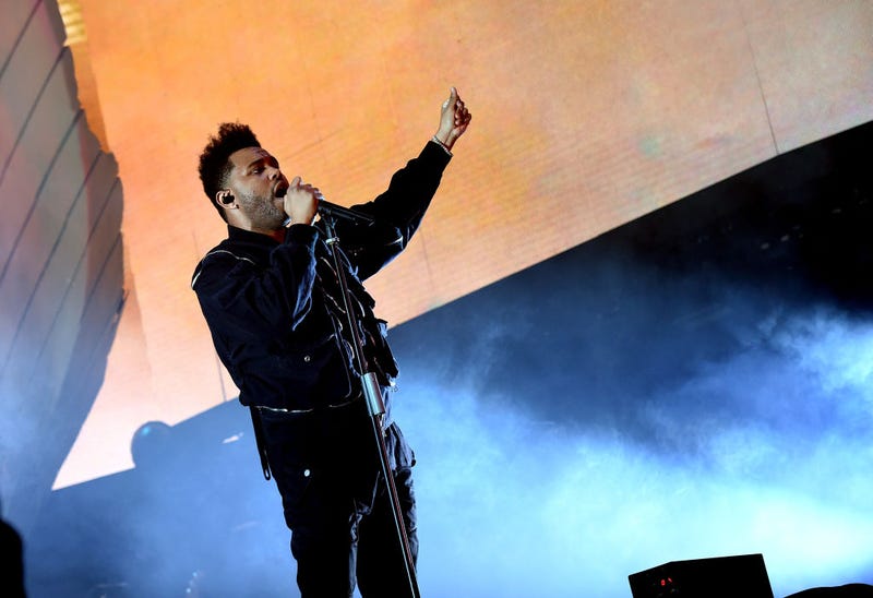 The Weeknd performs onstage during the 2018 Coachella Valley Music And Arts Festival at the Empire Polo Field on April 20, 2018 in Indio, California