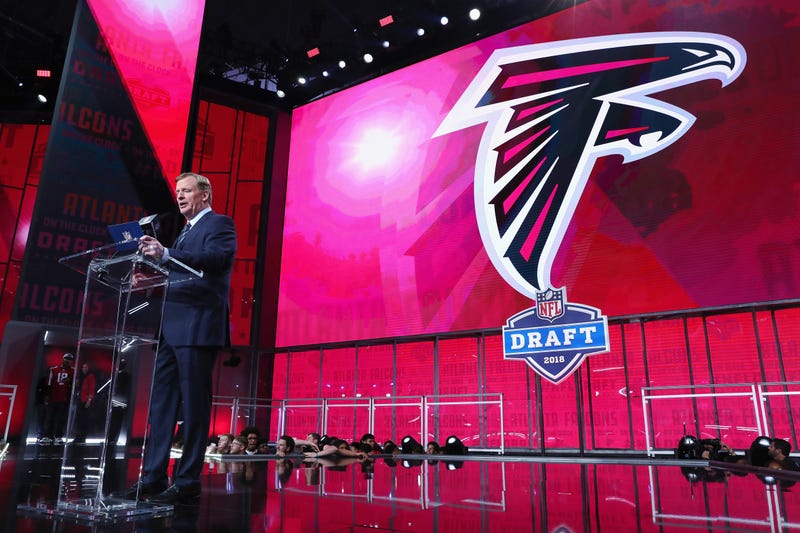 Atlanta Falcons on the clock at the 2018 NFL Draft.