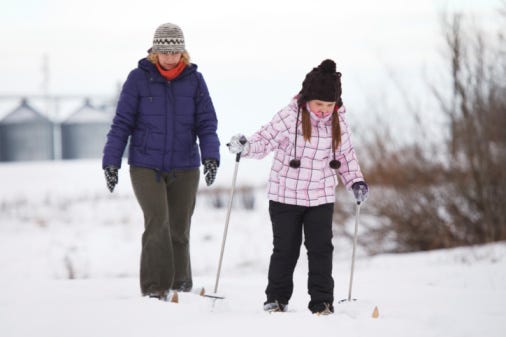 cross country skiing
