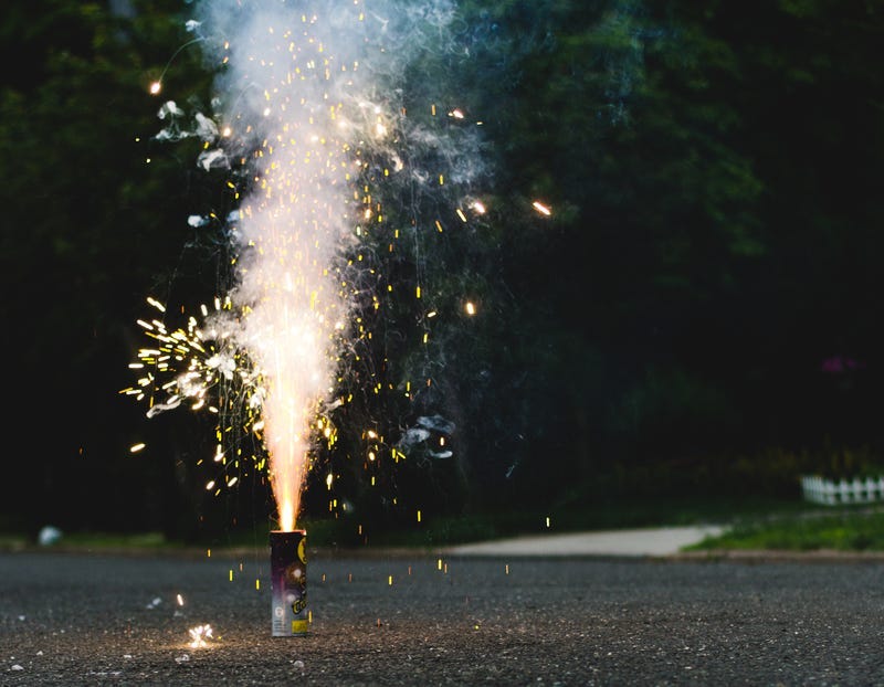 A firecracker going off.