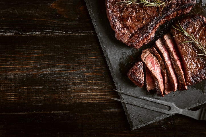 Meat on a cutting board