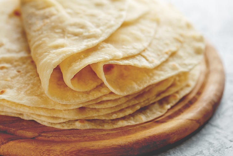 Pile of tortillas