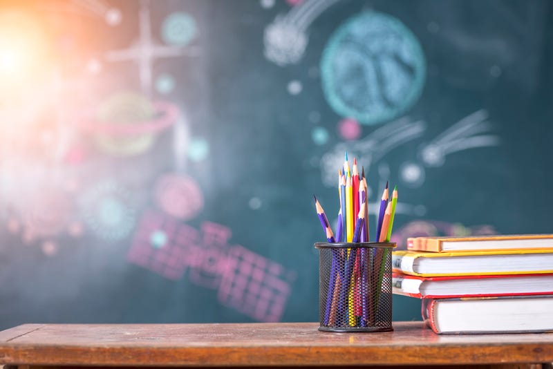 teacher's desk