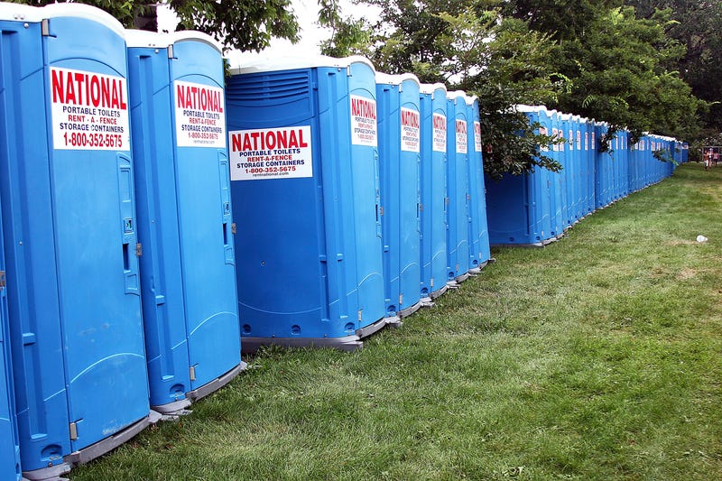 Portable Toilet man shot