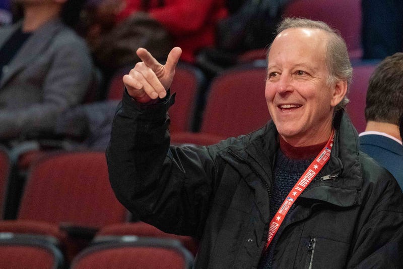 February 15, 2020; Chicago, Illinois, USA; American sportscaster Jim Gray during NBA All Star Saturday Night at United Center. Mandatory Credit: Kyle Terada-USA TODAY Sports