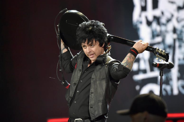 Billie Joe Armstrong of Green Day performs onstage during the 2017 Global Citizen Festival