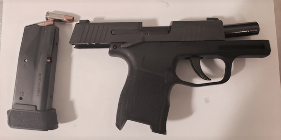Gun confiscated at RIC