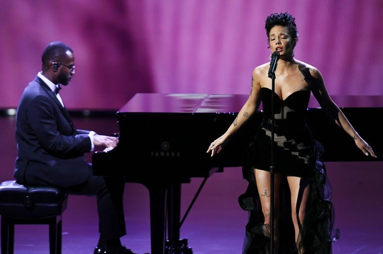 Halsey performs onstage during the 71st Emmy Awards at Microsoft Theater on September 22, 2019.
