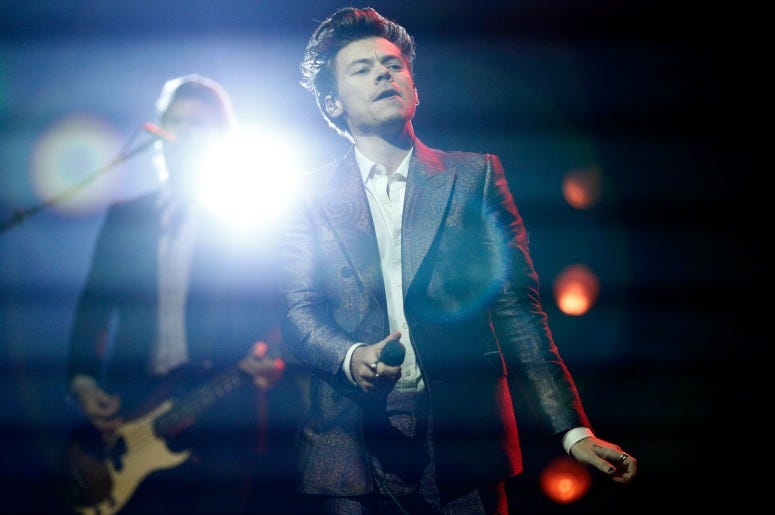 Harry Styles performs on stage during the 31st Annual ARIA Awards 2017
