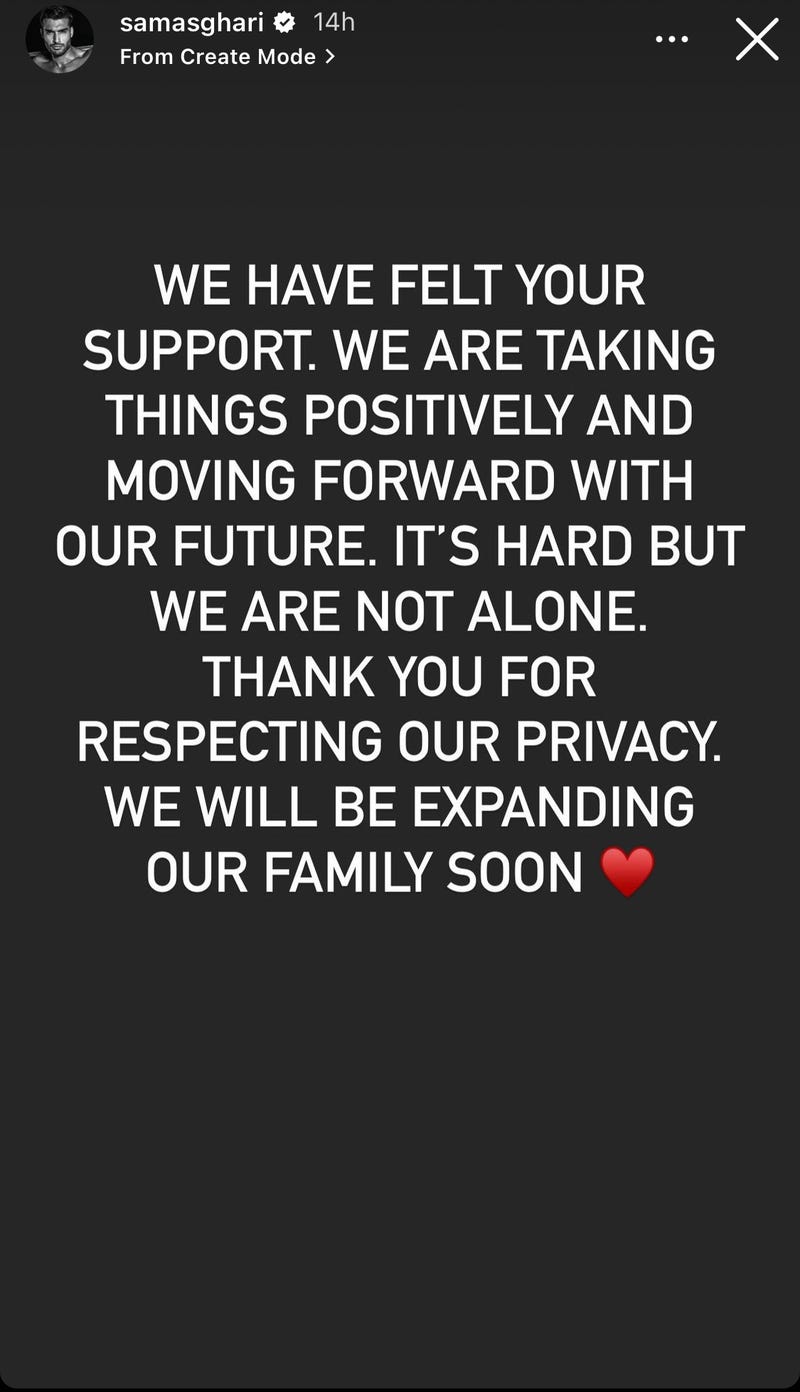 Sam Ashgari's IG story